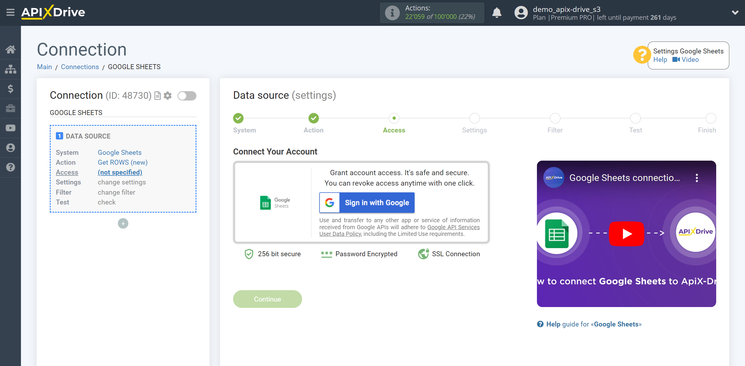 How to setup MySQL Update Row / Add Row | Connecting account the source system