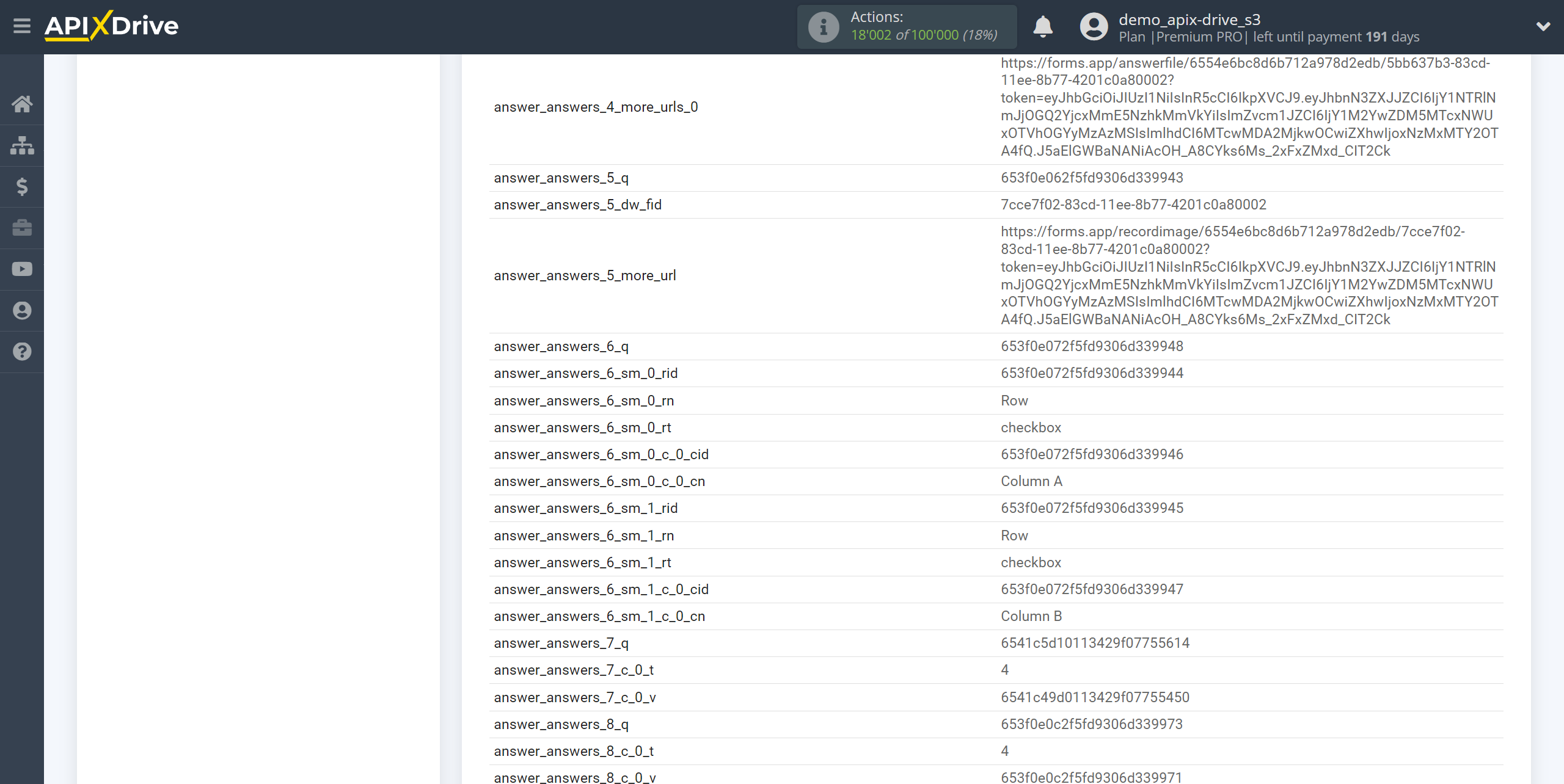 How to Connect forms.app as Data Source | Test data