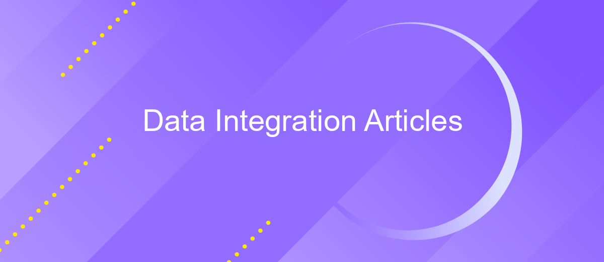 Data Integration Articles