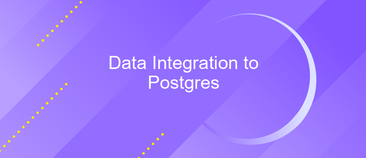 Data Integration to Postgres