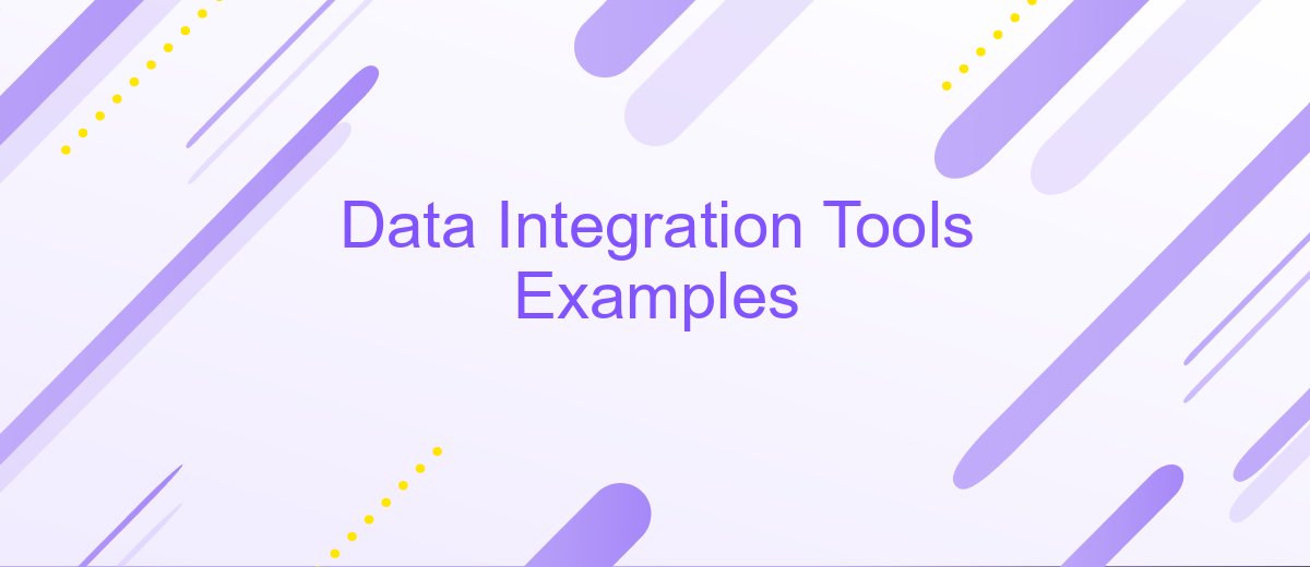 Data Integration Tools Examples