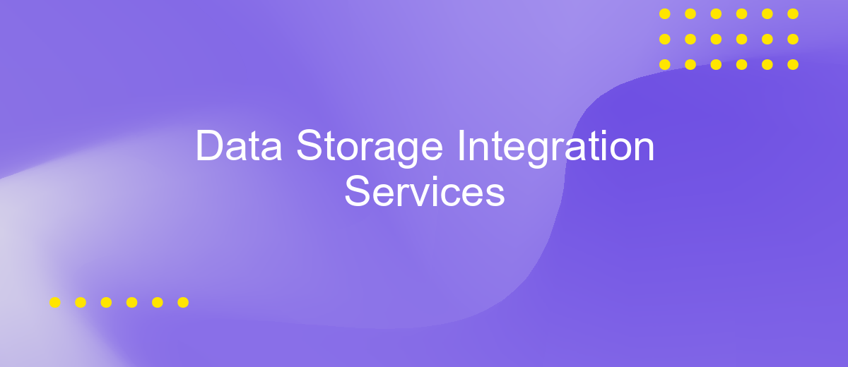 Data Storage Integration Services