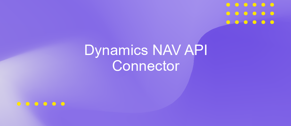 Dynamics NAV API Connector