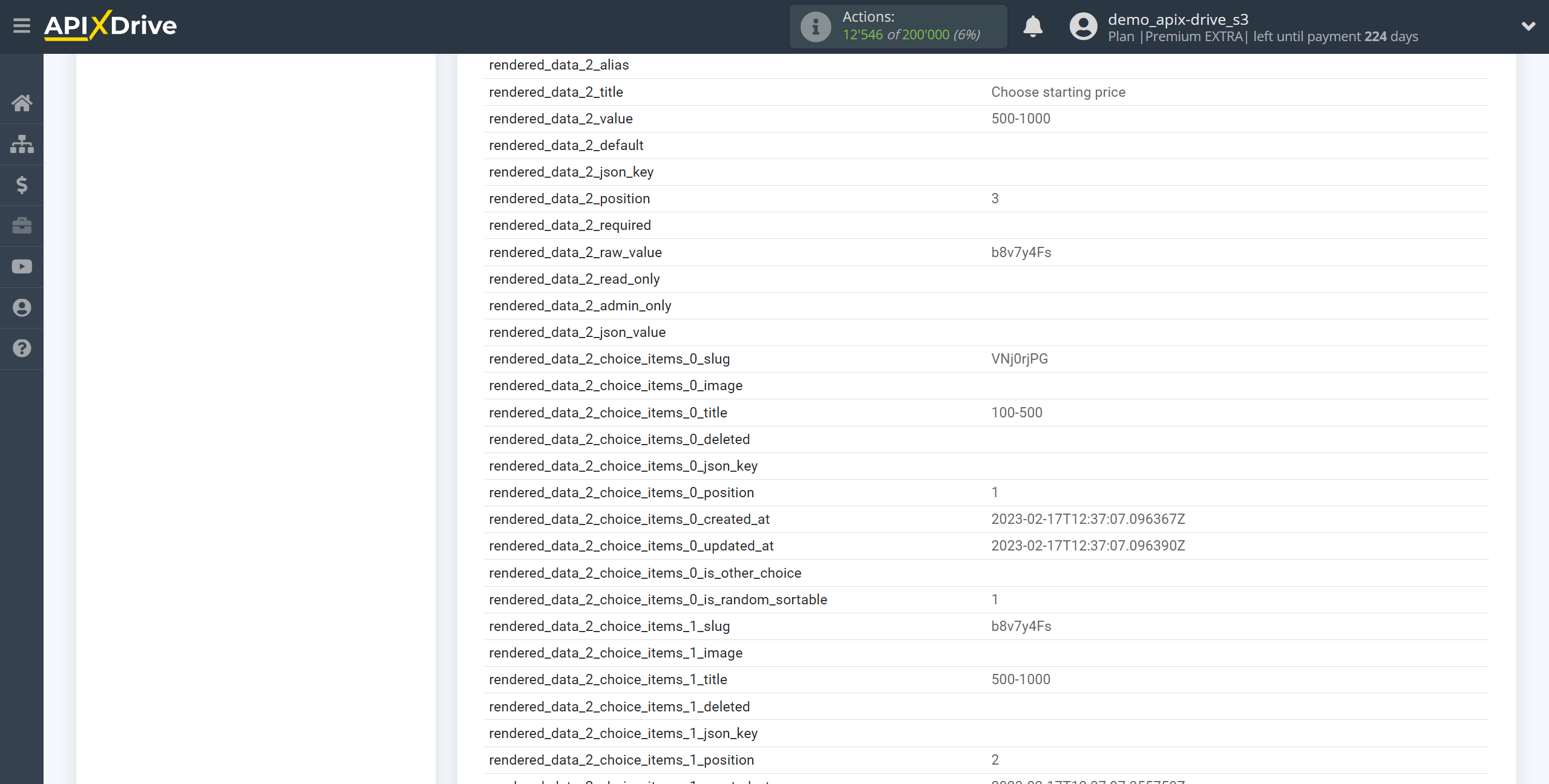 How to Connect Formaloo as Data Source | Test data