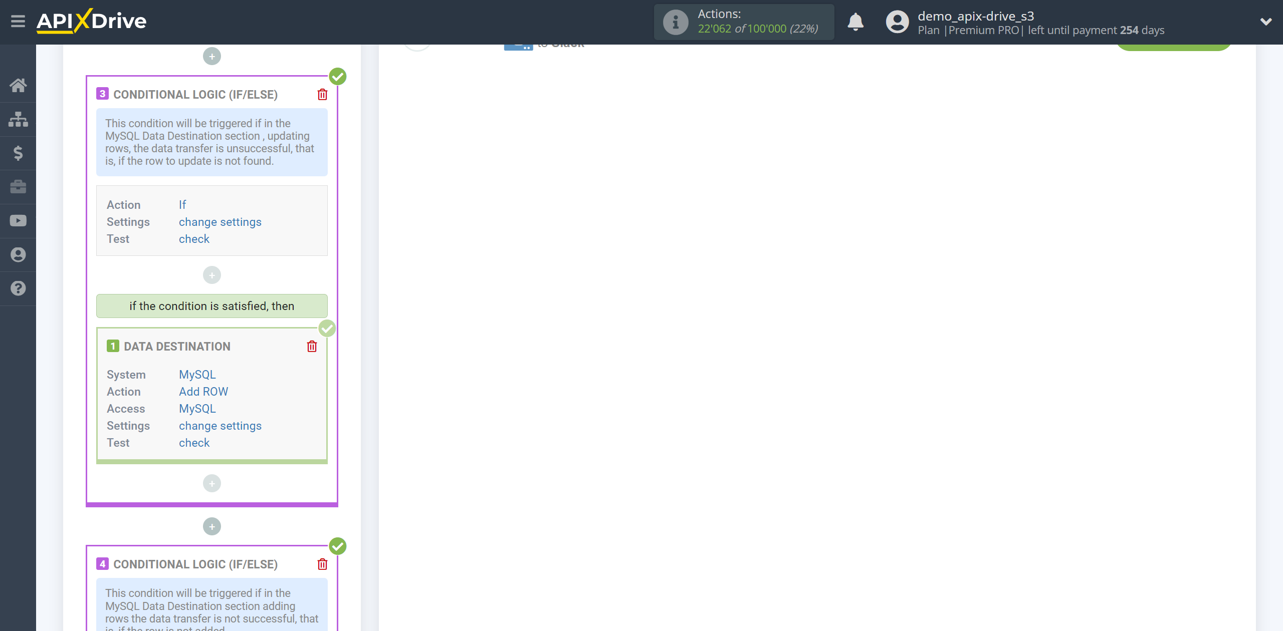 How to setup MySQL Update Row / Add Row | Test data