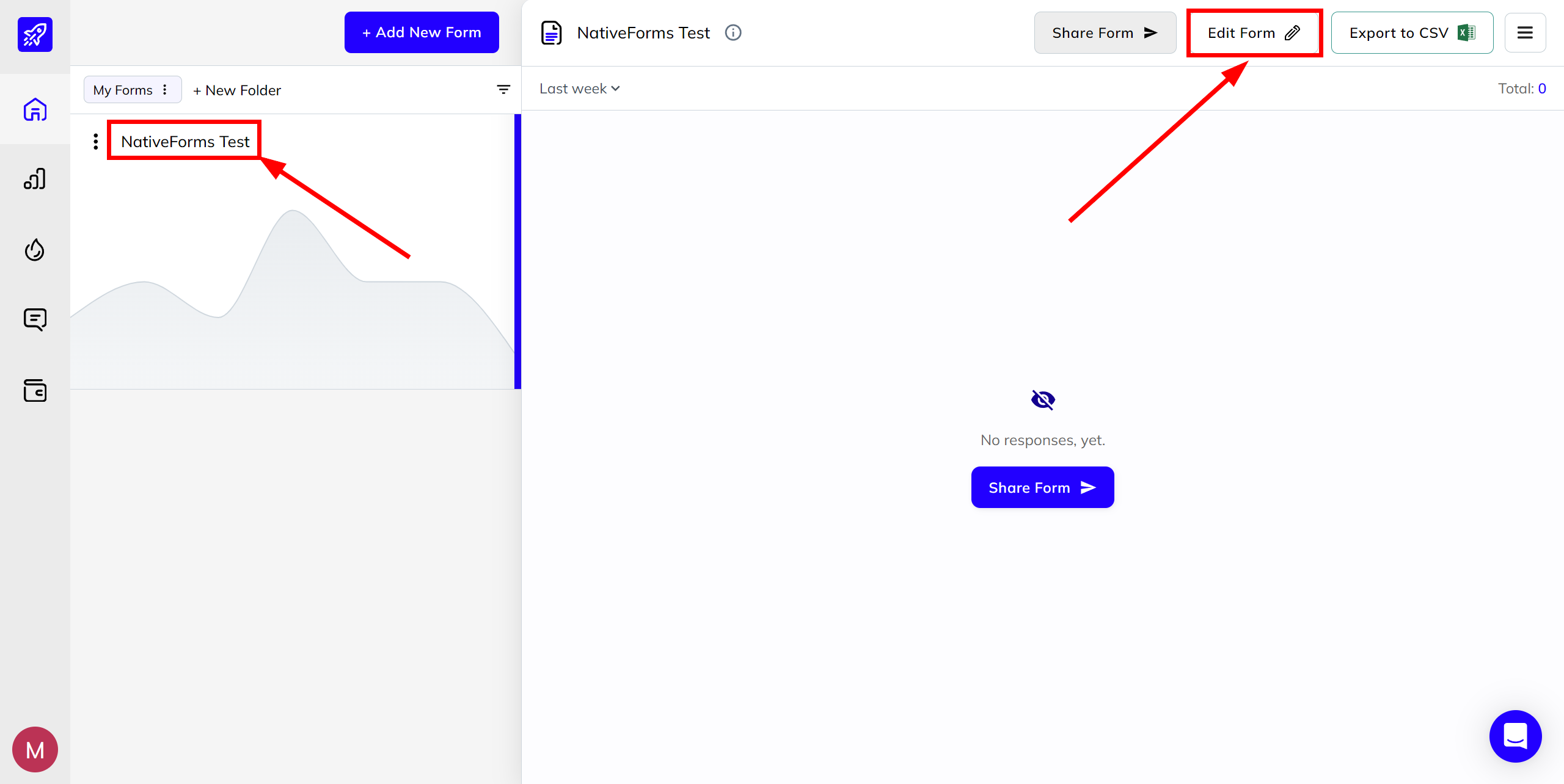 How to Connect NativeForms as Data Source | Go to Webhook settings