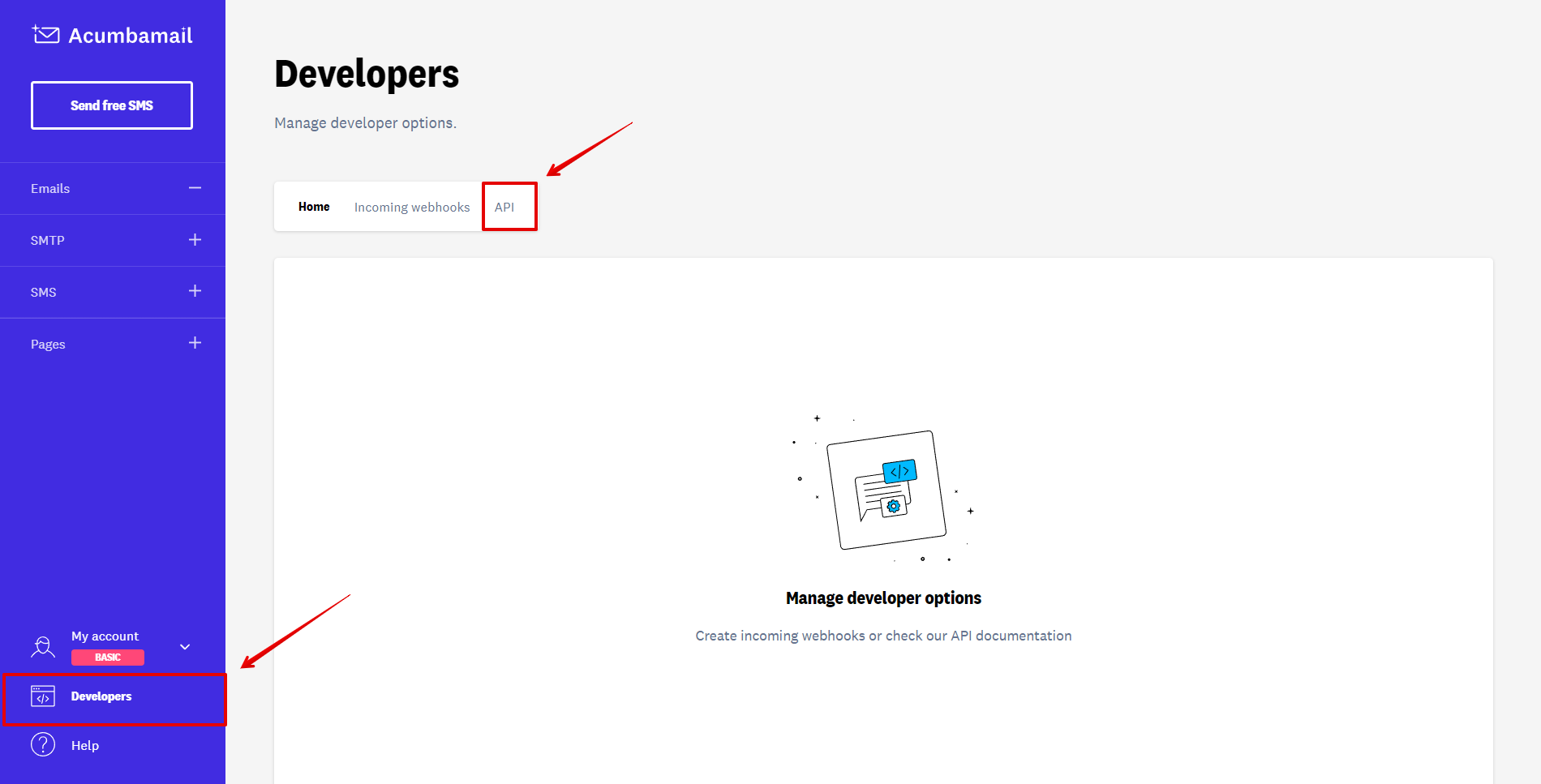 How to Connect Acumbamail as Data Source | Account connection