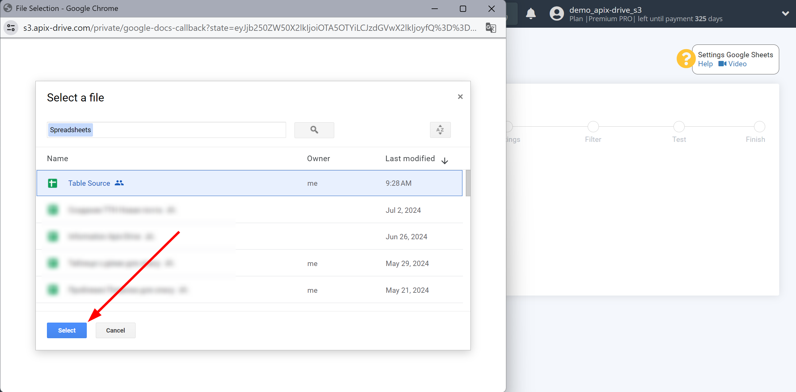 How to setup AgileCRM Update Deal / Create Deal | Table selection