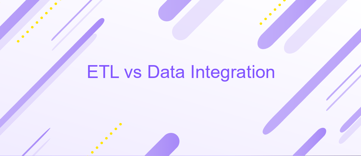 ETL vs Data Integration