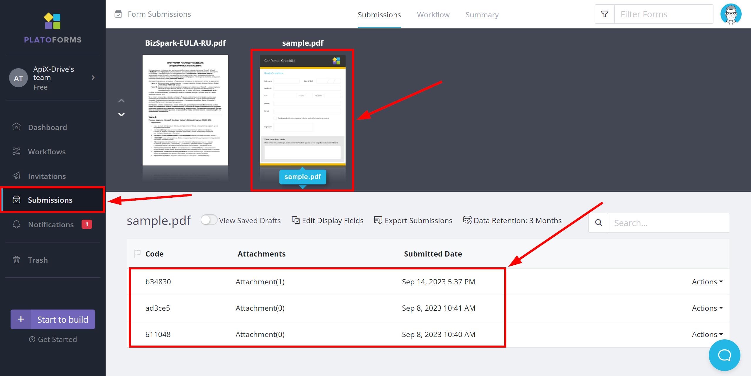 How to Connect PlatoForms as Data Source | Generating test data from a form