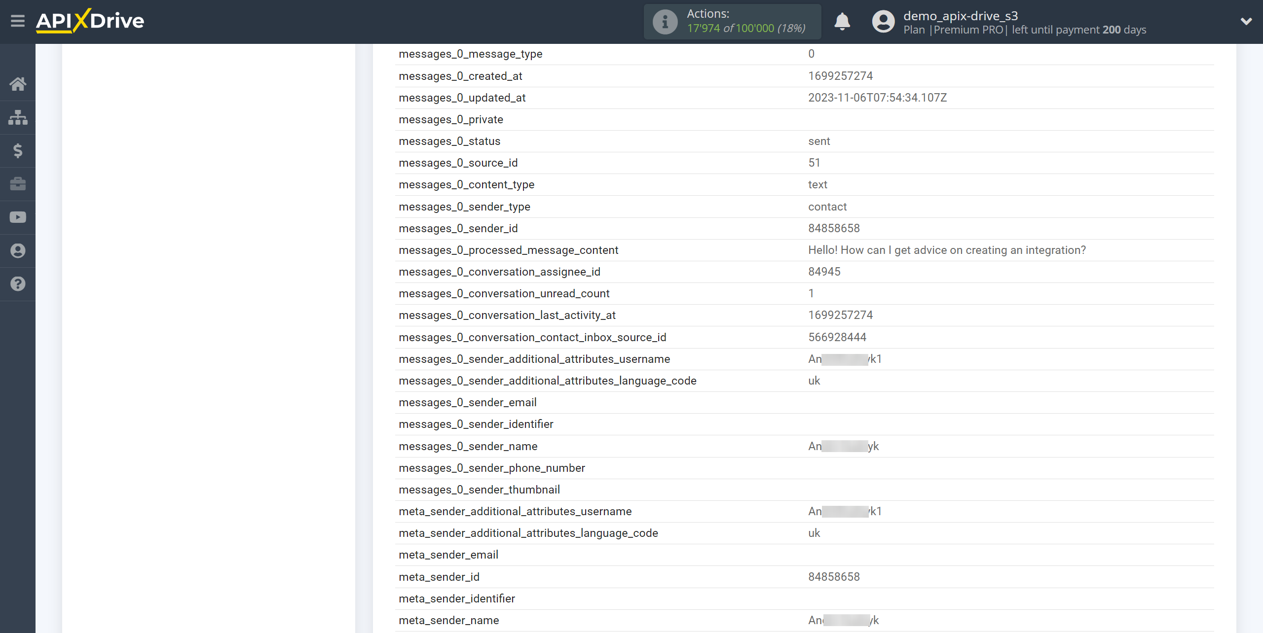 How to Connect Chatwoot as Data Source | Test data