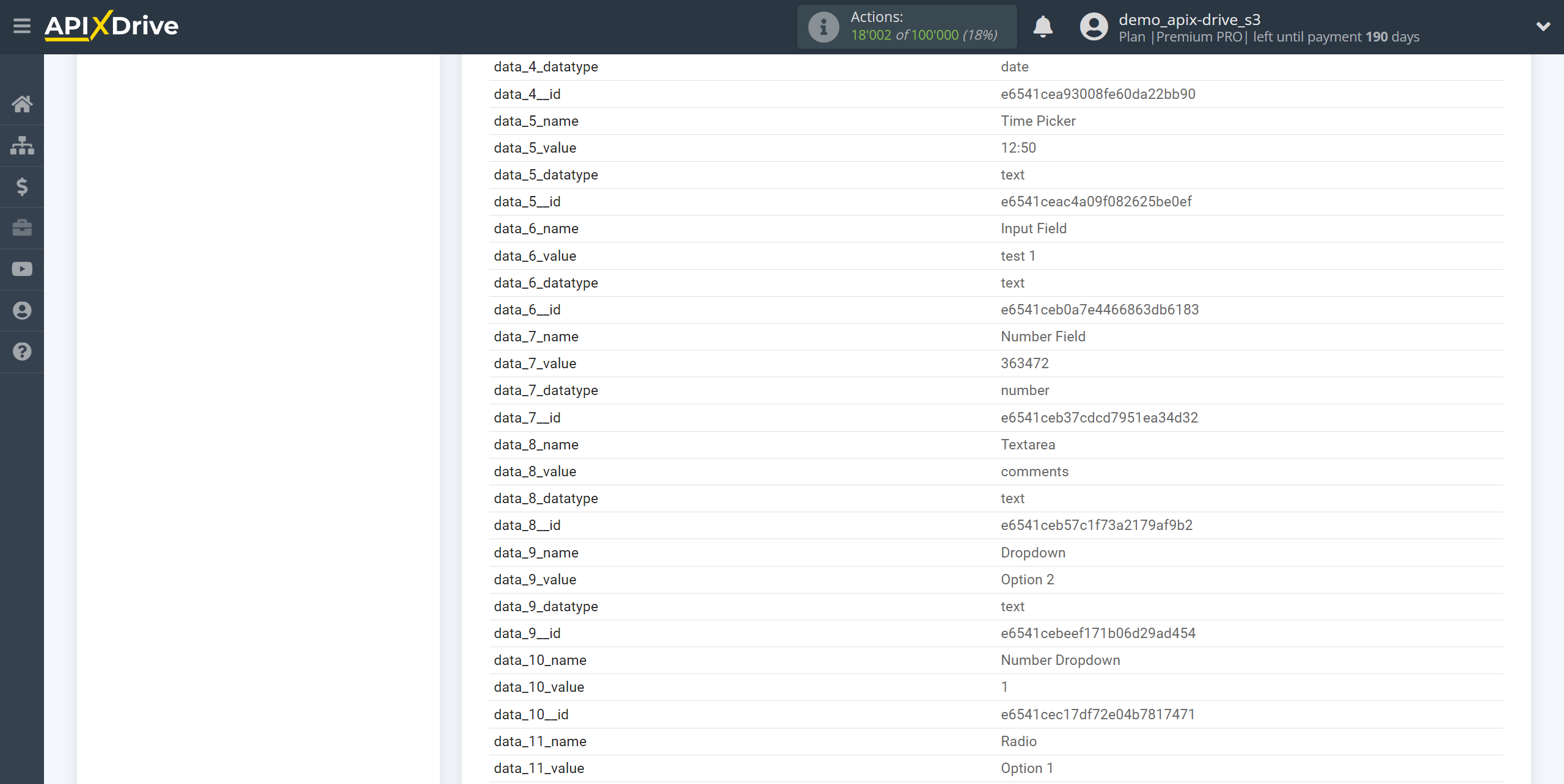 How to Connect MakeForms as Data Source | Test data