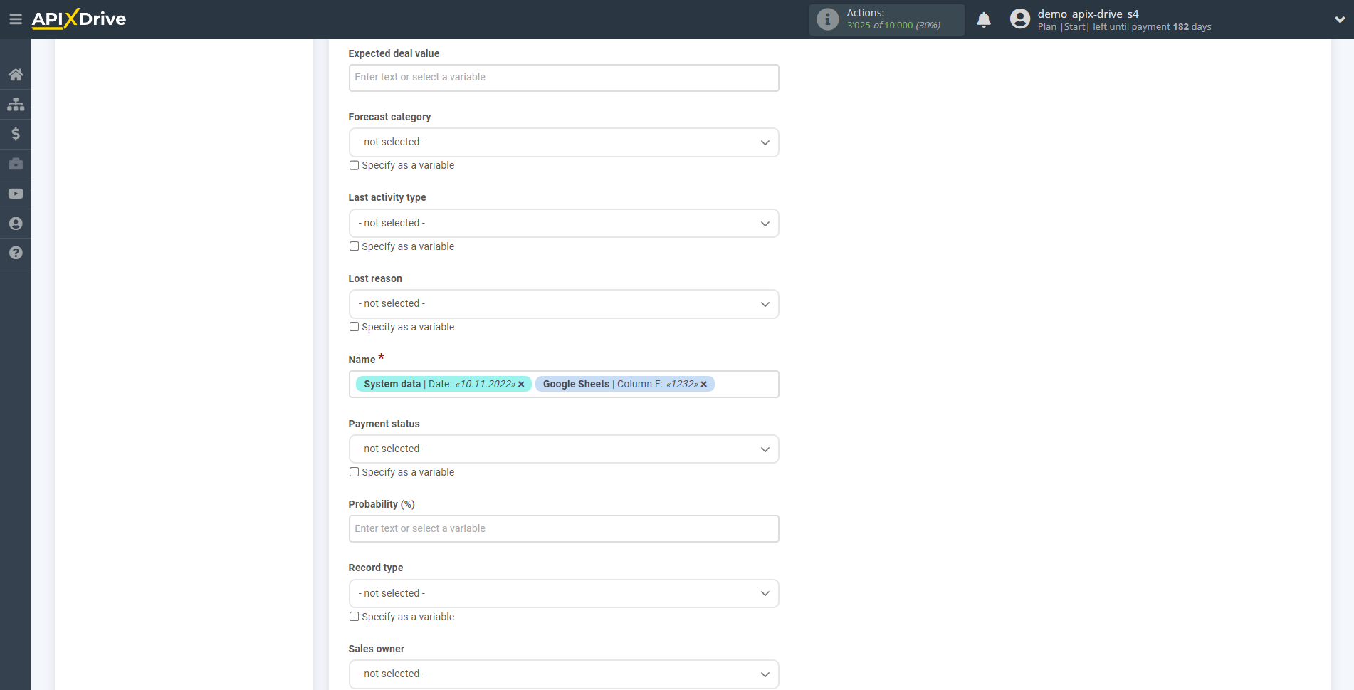 How to Connect Freshworks as Data Destination | Assigning Fields