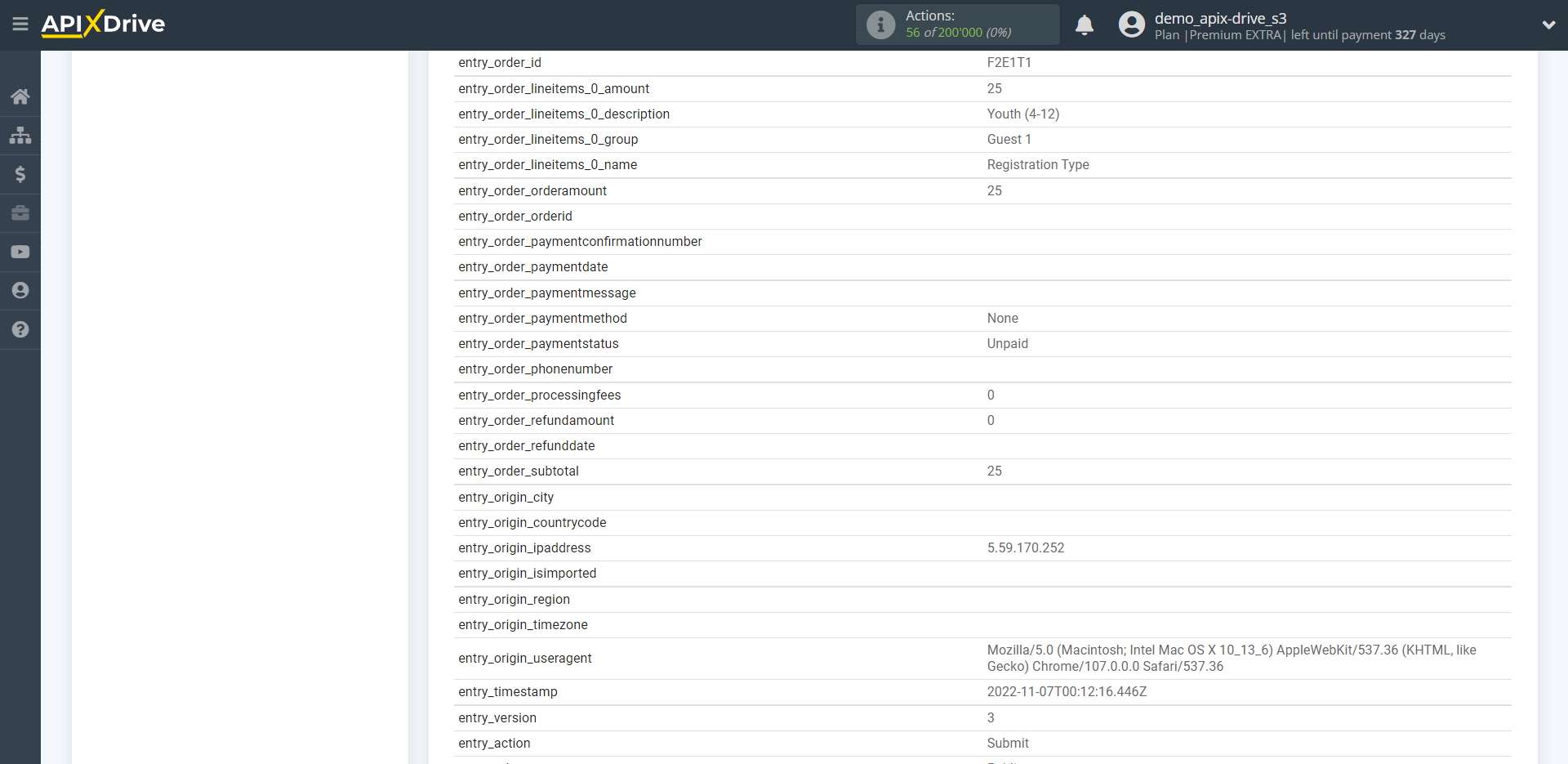 How to Connect Cognito Forms as Data Source | Test data 