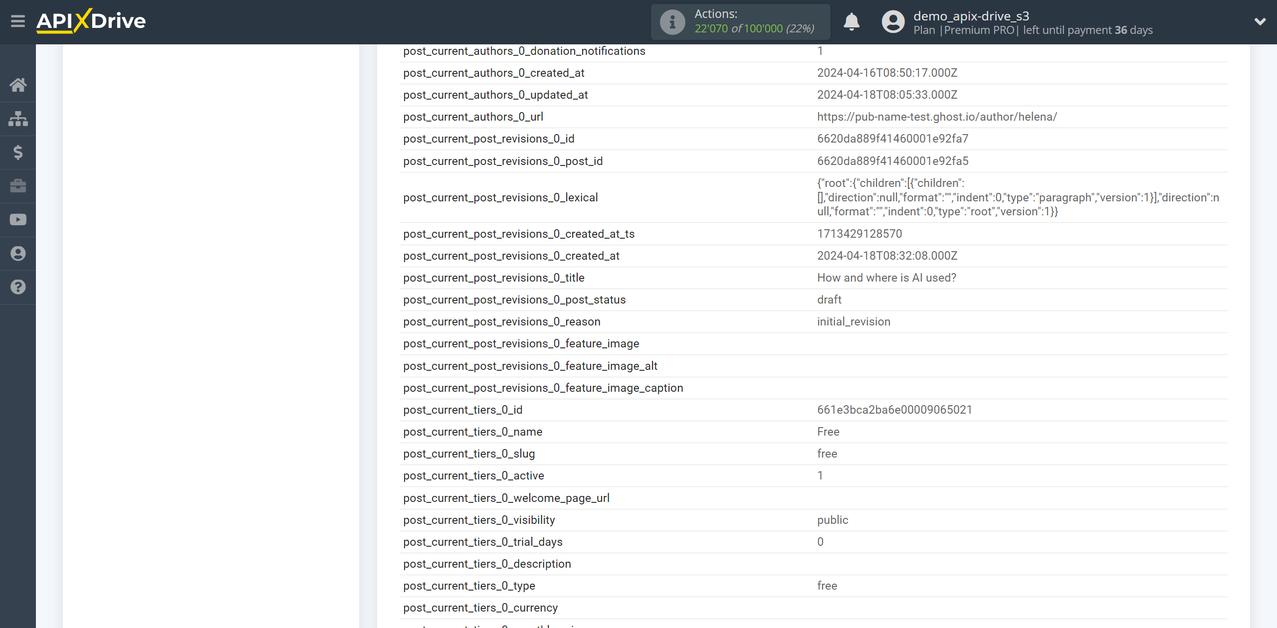 How to Connect Ghost as Data Source | Test data