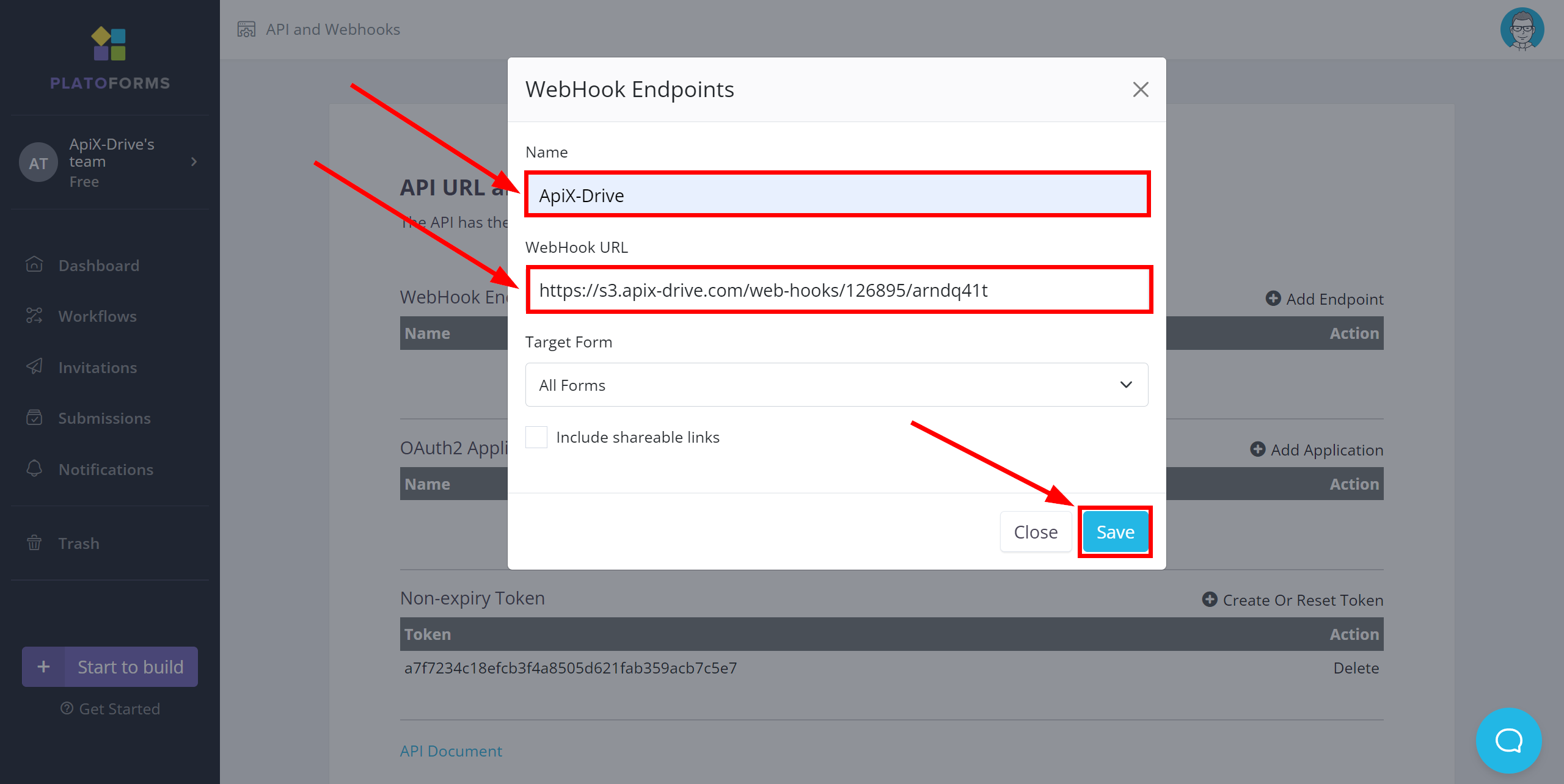 How to Connect PlatoForms as Data Source | Webhook Setup