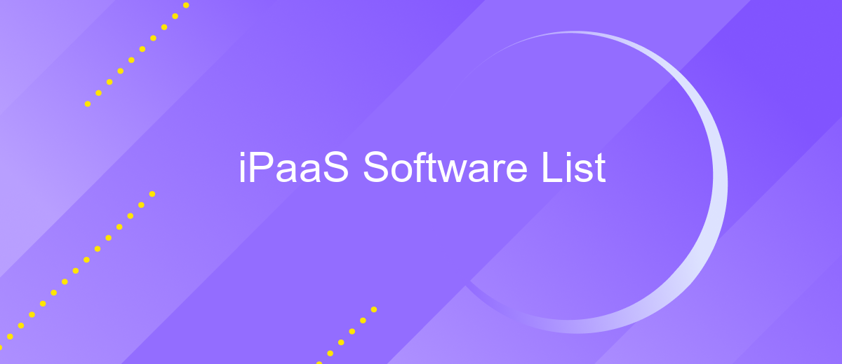 iPaaS Software List