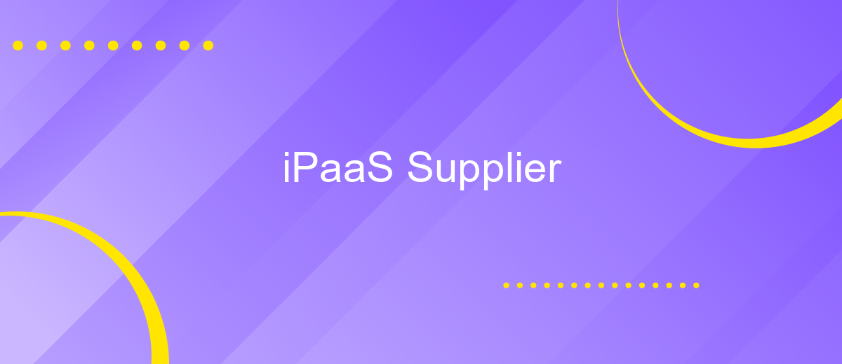 iPaaS Supplier