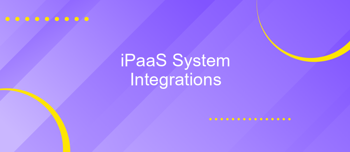 iPaaS System Integrations