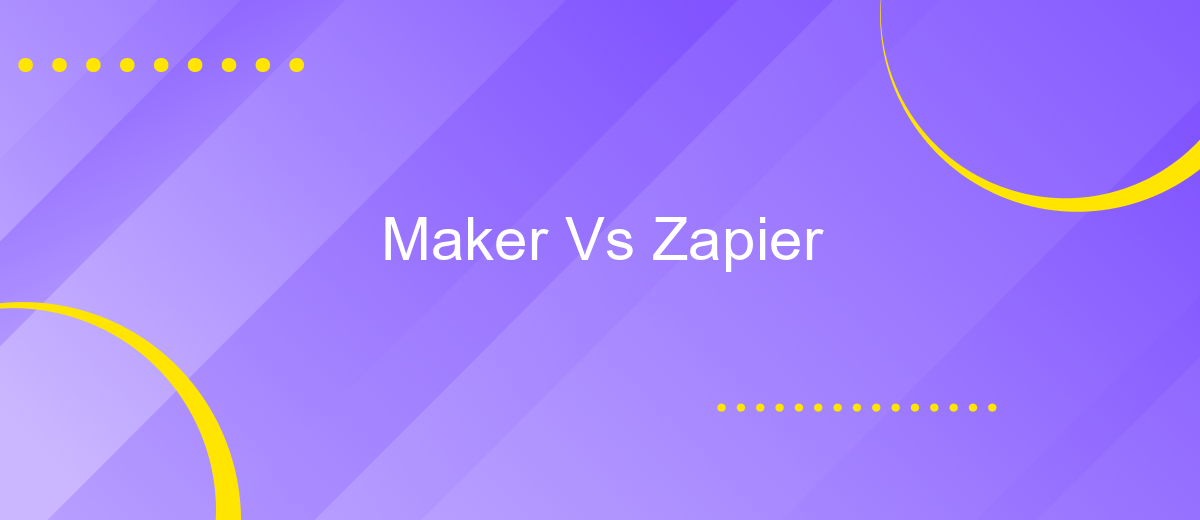 Maker Vs Zapier