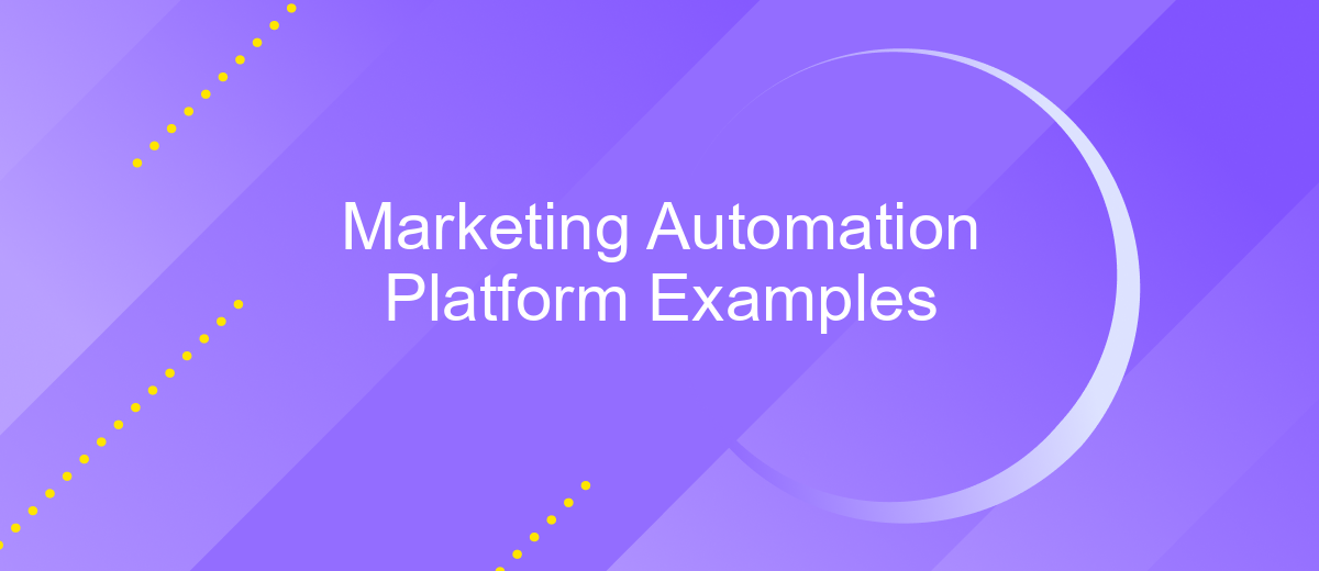 Marketing Automation Platform Examples