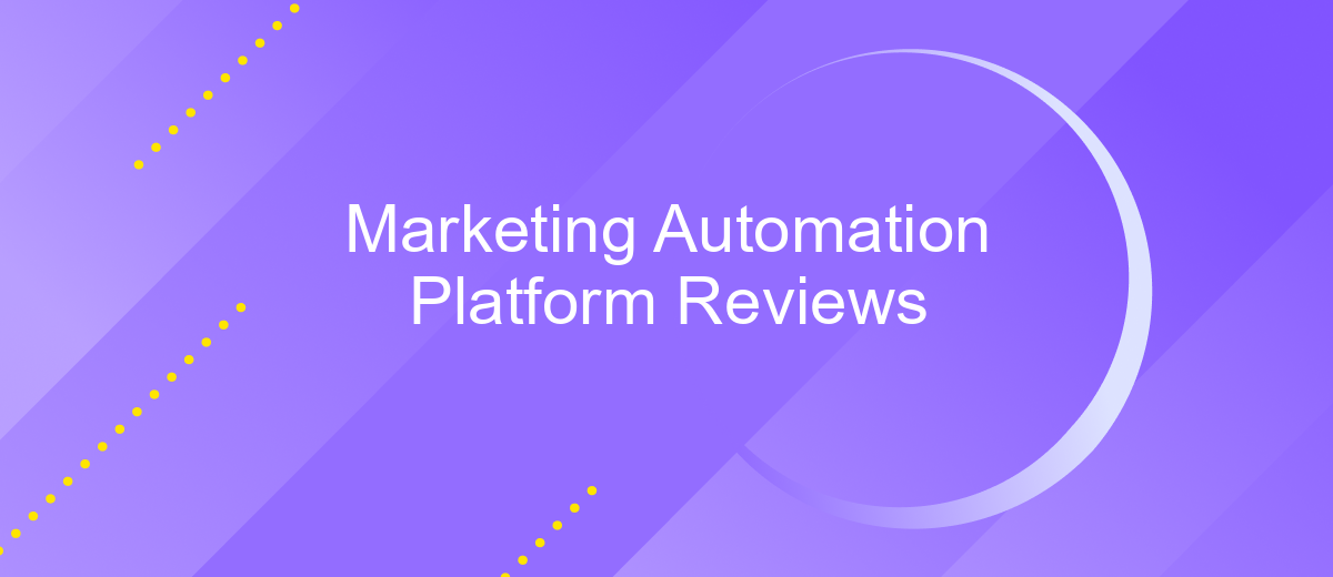 Marketing Automation Platform Reviews