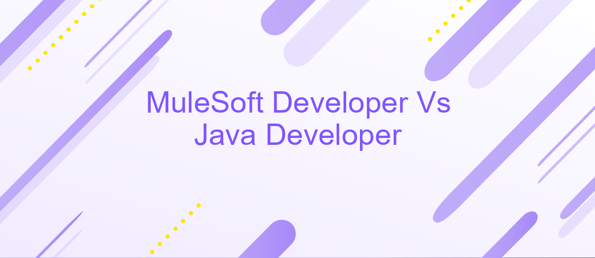 MuleSoft Developer Vs Java Developer