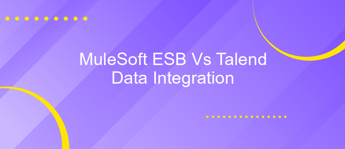 MuleSoft ESB Vs Talend Data Integration