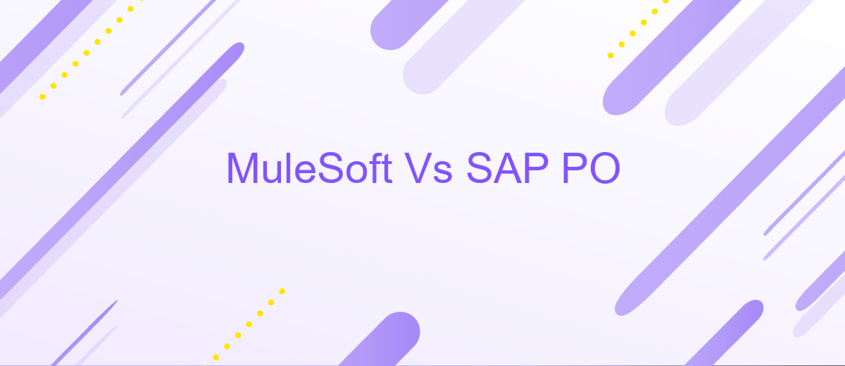 MuleSoft Vs SAP PO