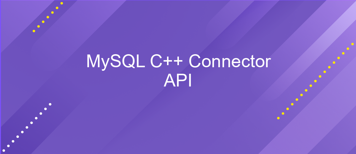 MySQL C++ Connector API