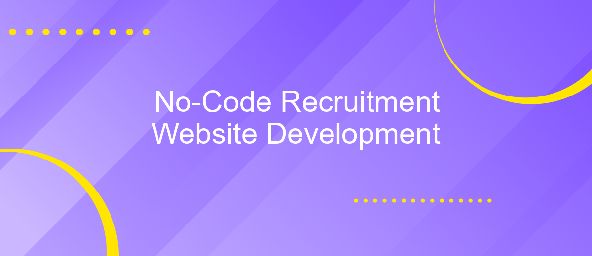 No-Code Recruitment Website Development