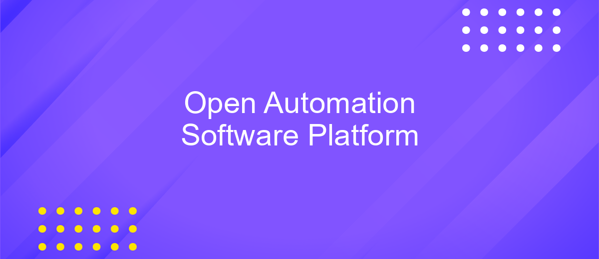 Open Automation Software Platform