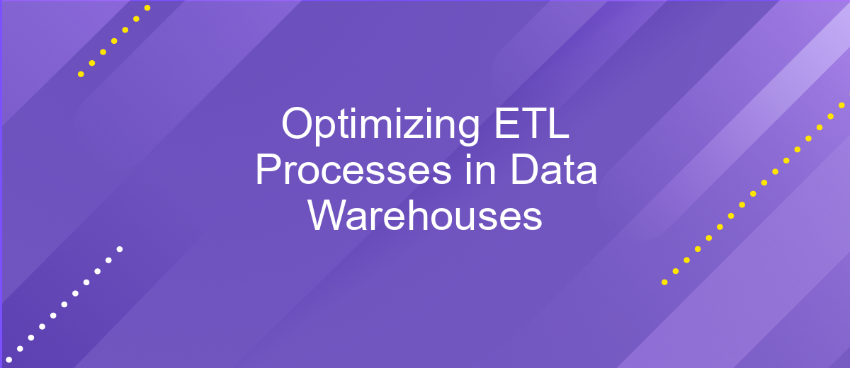 Optimizing ETL Processes in Data Warehouses