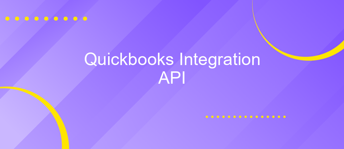 Quickbooks Integration API