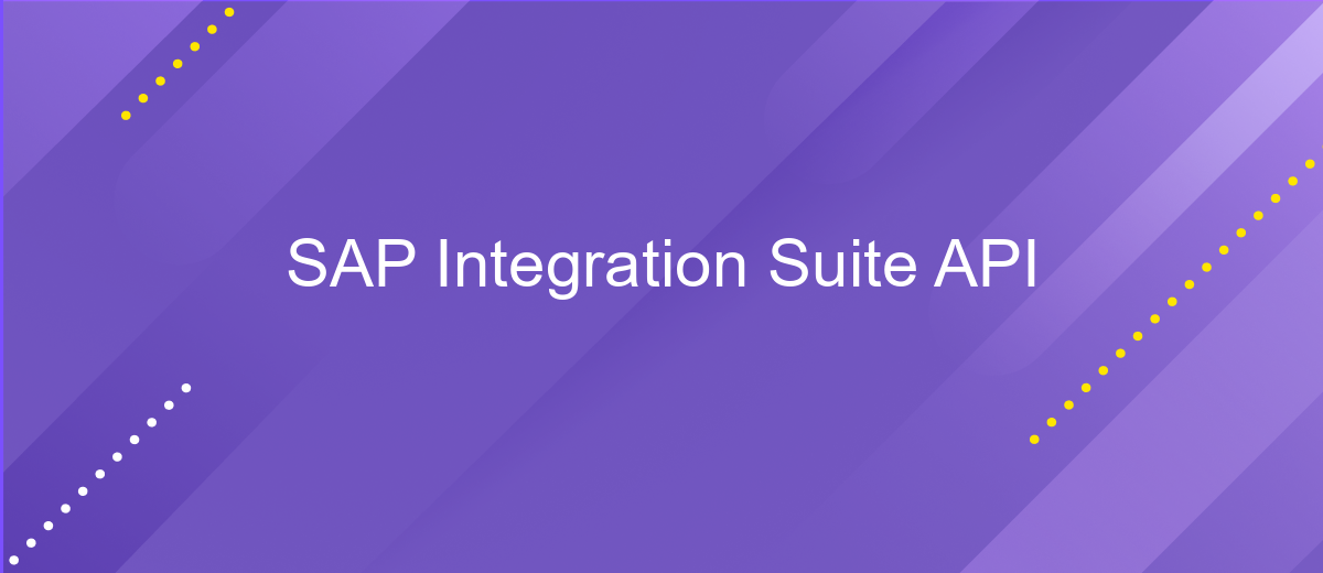 SAP Integration Suite API