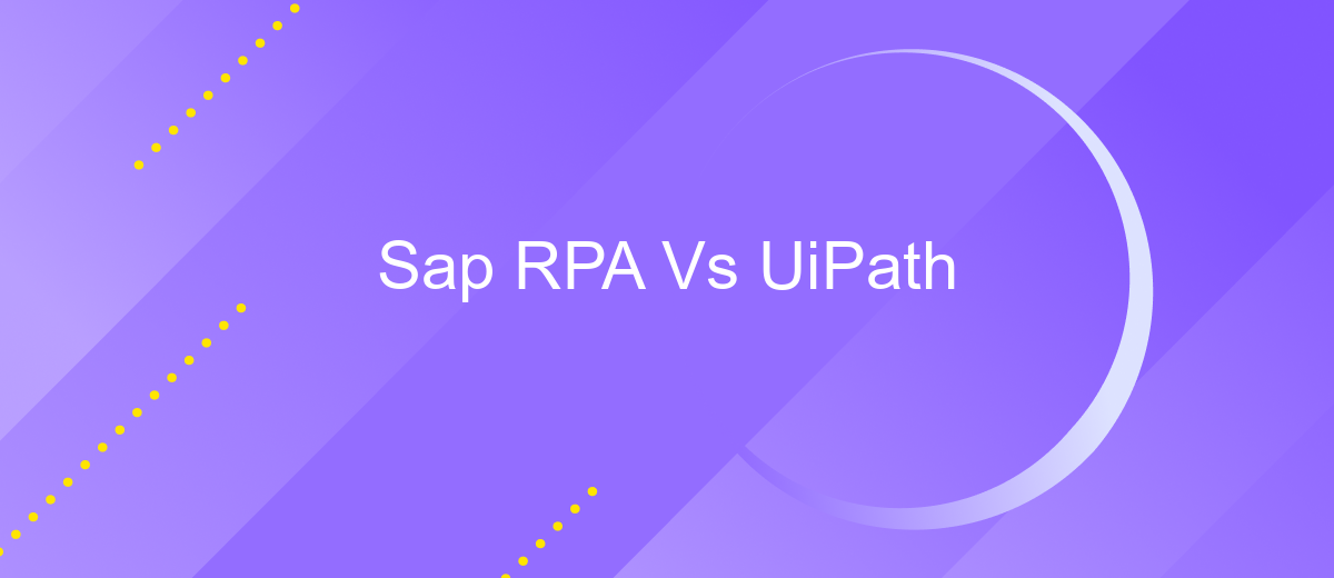 Sap RPA Vs UiPath