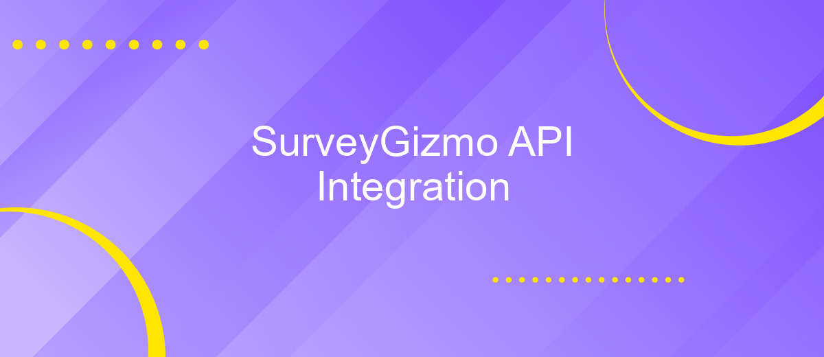 SurveyGizmo API Integration