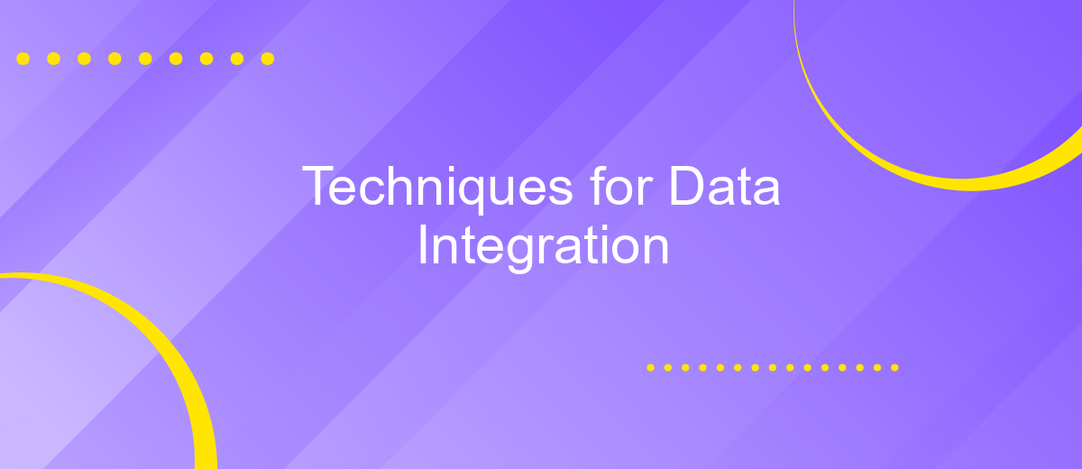 Techniques for Data Integration