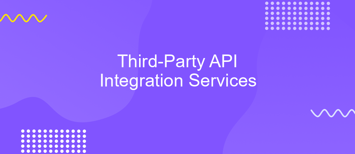 Third-Party API Integration Services