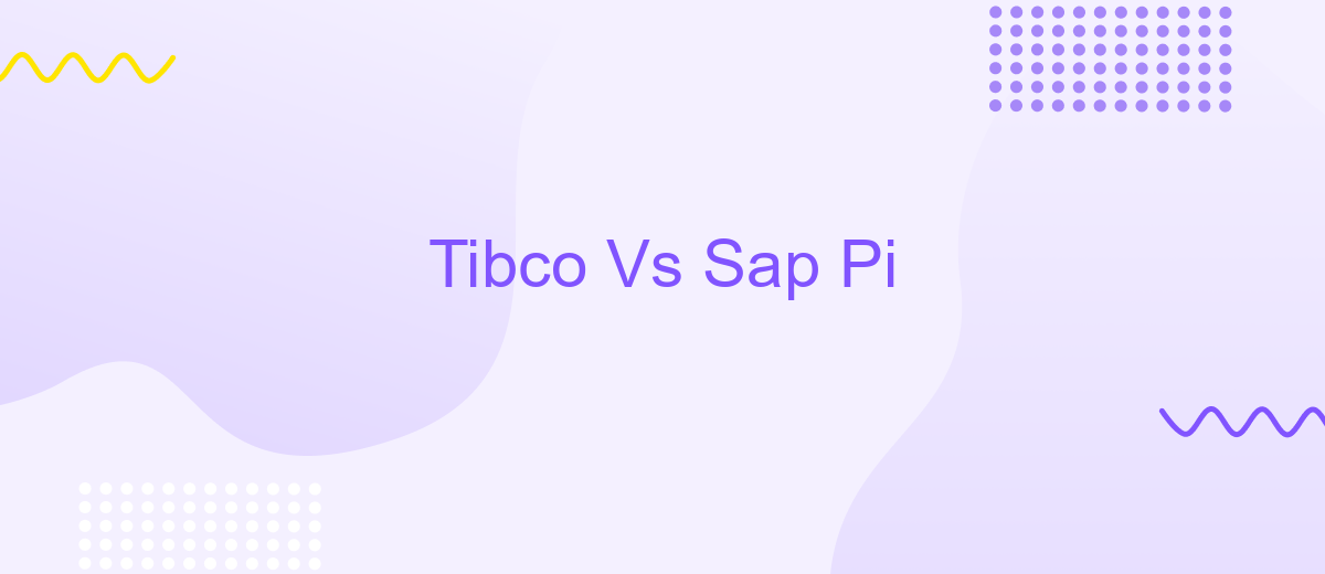 Tibco Vs Sap Pi