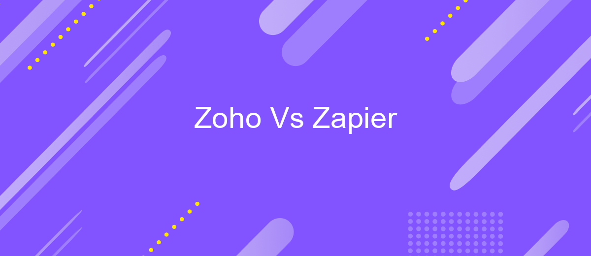 Zoho Vs Zapier