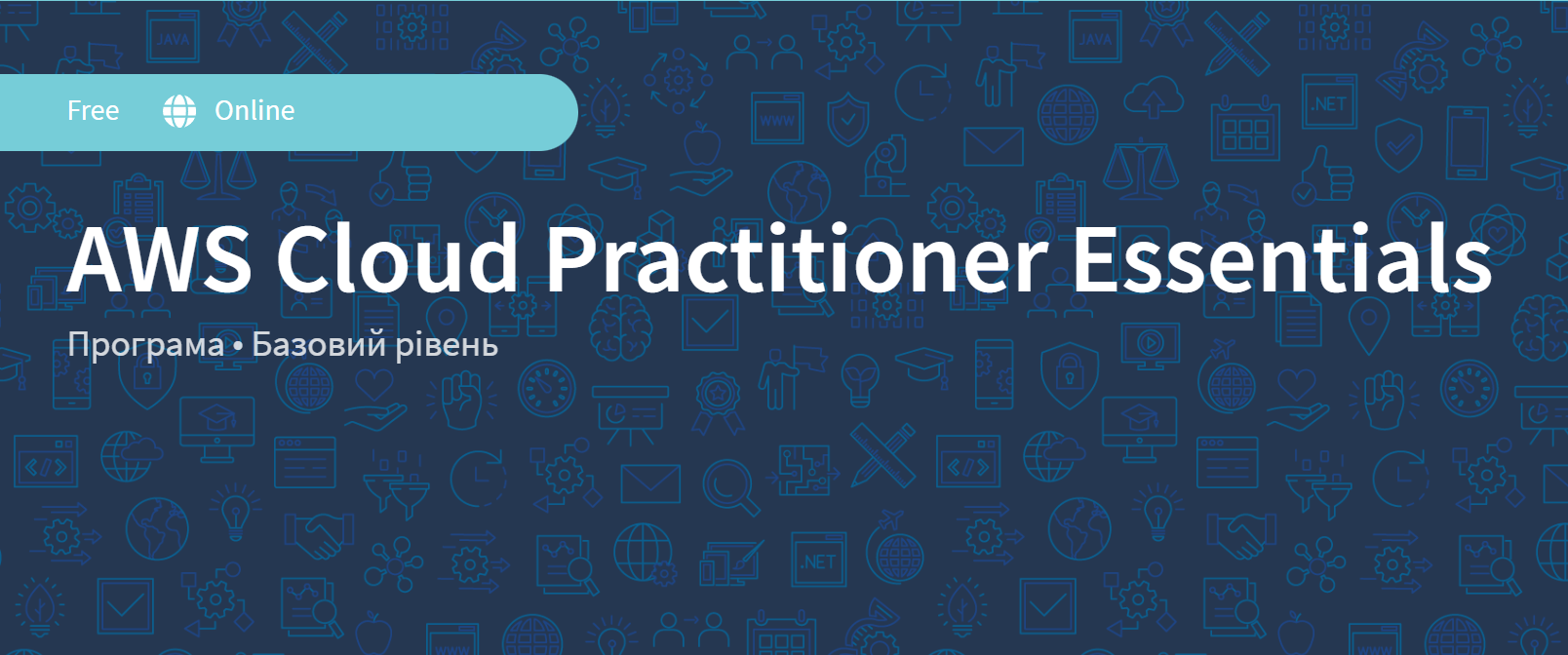 AWS Cloud Practitioner Essentials special program. Basic level