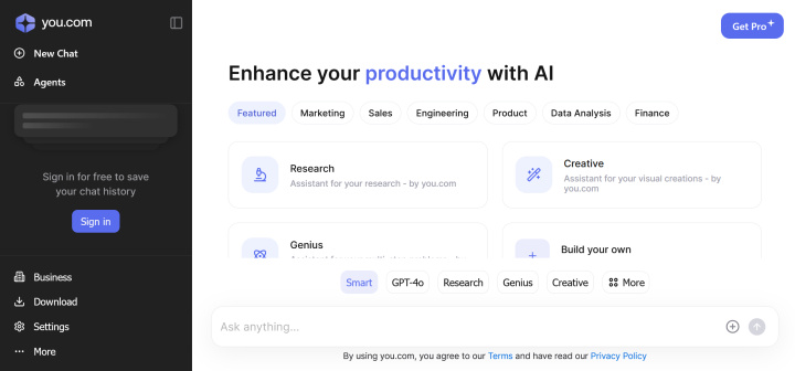 AI Search Engines | You.com