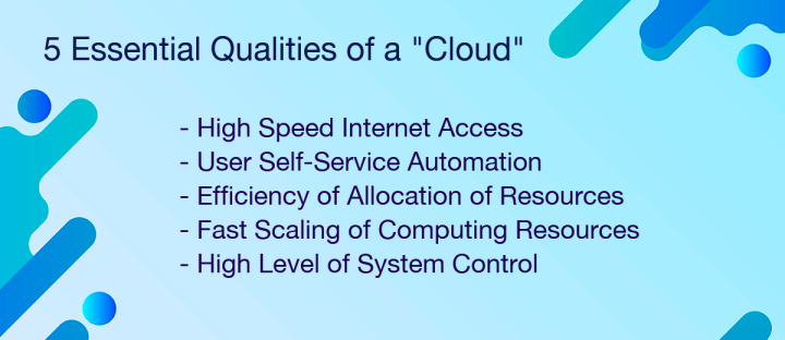 What is SaaS PaaS IaaS | 5 main signs of "cloud"<br>