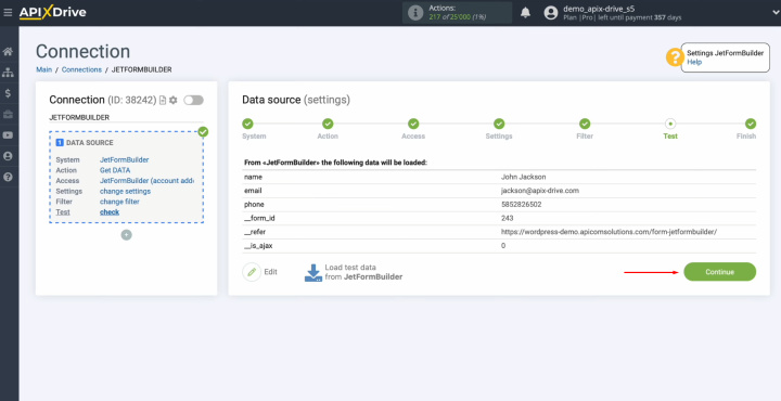 JetFormBuilder and Notion integration | Data we just filled out in the form