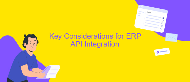 Key Considerations for ERP API Integration