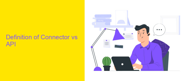 Definition of Connector vs API