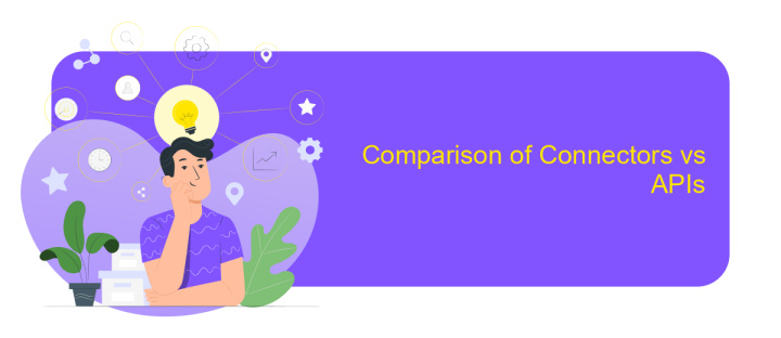 Comparison of Connectors vs APIs