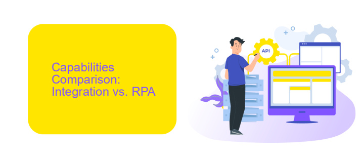 Capabilities Comparison: Integration vs. RPA