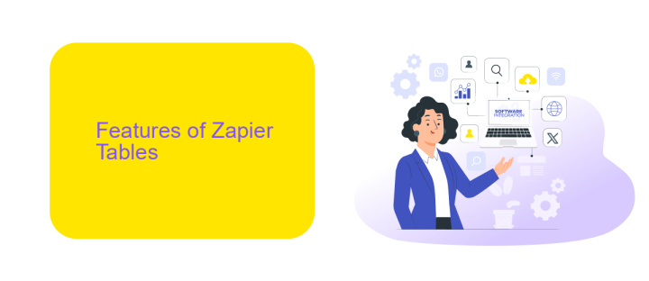 Features of Zapier Tables